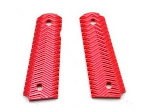 FMA CNC Aluminium 1911 MEU Grip Cover TYPE A (RED) TB235